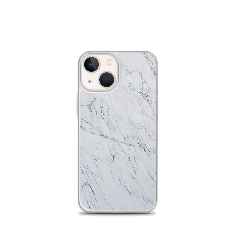 Load image into Gallery viewer, White Marble Stone iPhone Clear Thin Case CREATIVETECH
