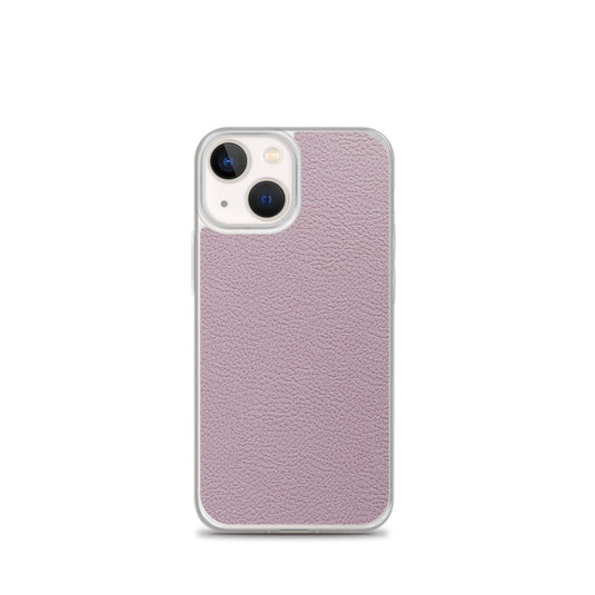 Candy Pink Leather iPhone Clear Thin Case CREATIVETECH