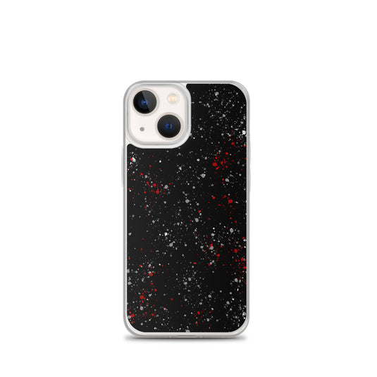 Painted Black White Red iPhone Clear Thin Case CREATIVETECH