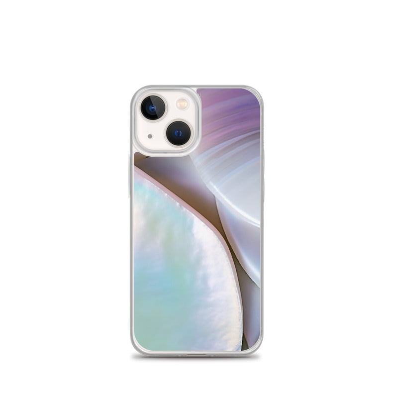 Load image into Gallery viewer, Mother of Pearl Soft Pink iPhone Clear Thin Case CREATIVETECH