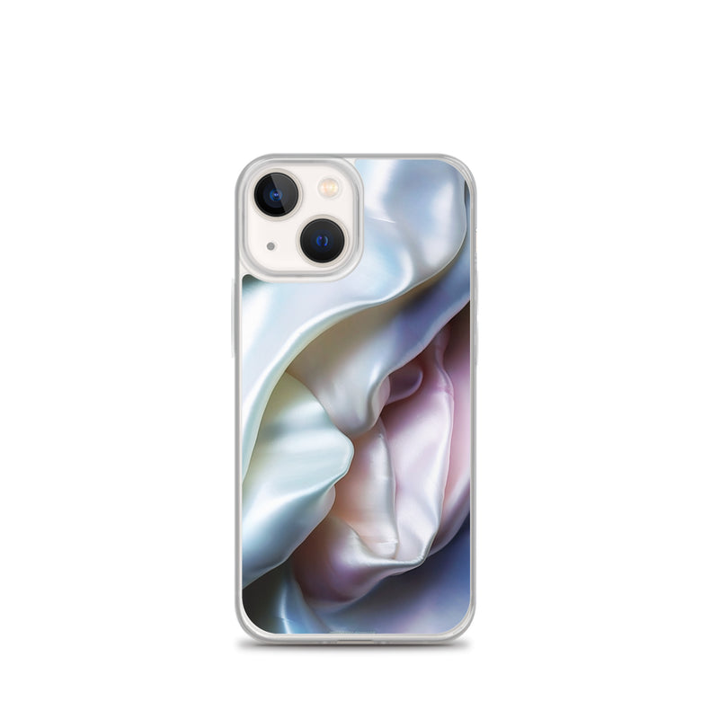 Load image into Gallery viewer, Tender Pink Blue Pearl iPhone Clear Thin Case CREATIVETECH