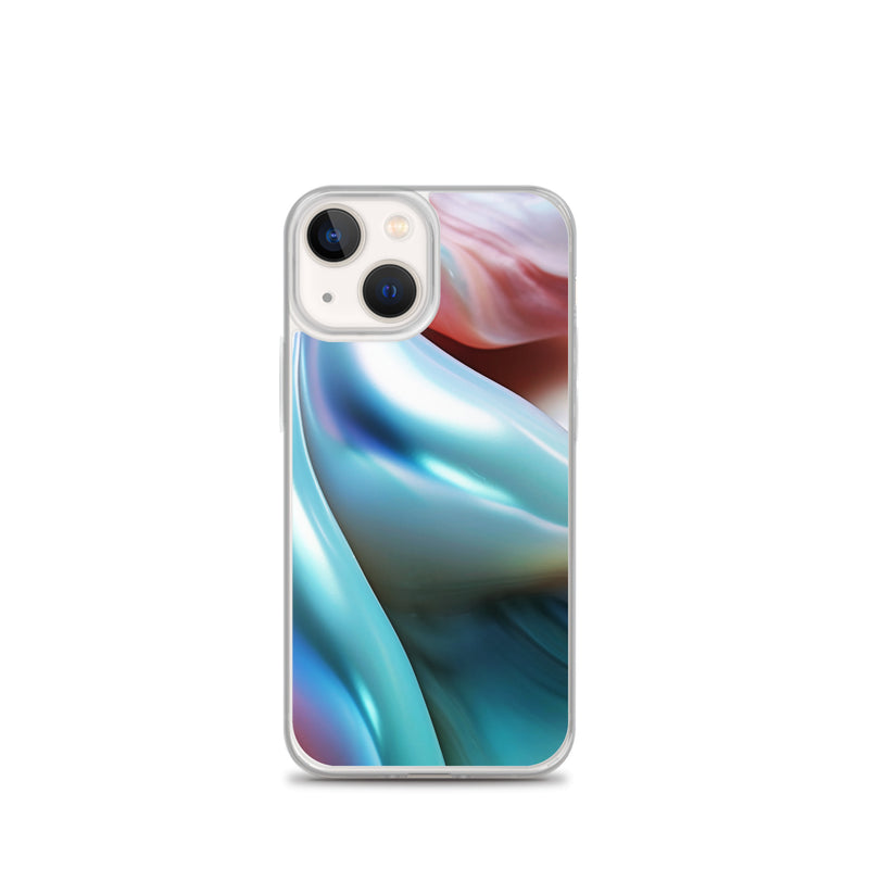 Load image into Gallery viewer, Tender Marine Blue Orange Green Pearl iPhone Clear Thin Case CREATIVETECH
