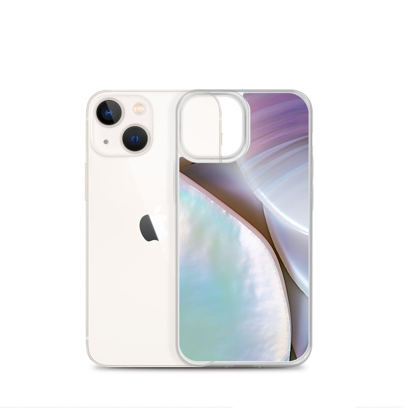 Load image into Gallery viewer, Mother of Pearl Soft Pink iPhone Clear Thin Case CREATIVETECH