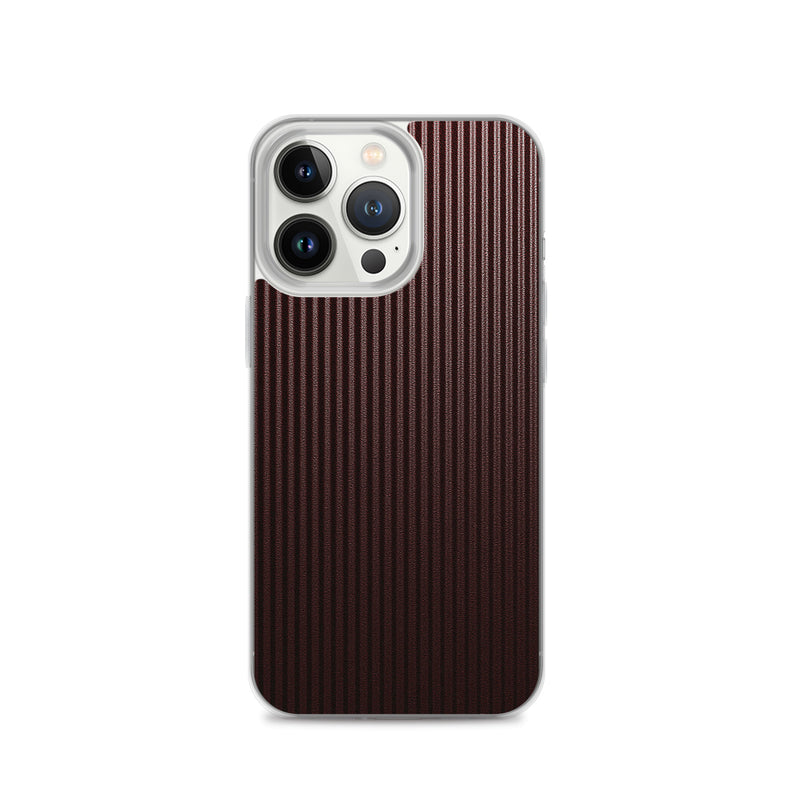 Load image into Gallery viewer, Dark Red Carbon Fiber iPhone Clear Thin Case CREATIVETECH