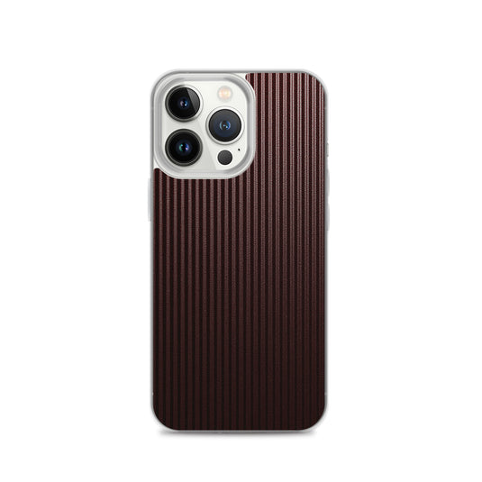 Dark Red Carbon Fiber iPhone Clear Thin Case CREATIVETECH