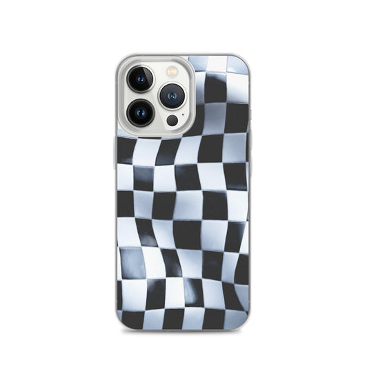 Chess Board Black White iPhone Clear Thin Case CREATIVETECH