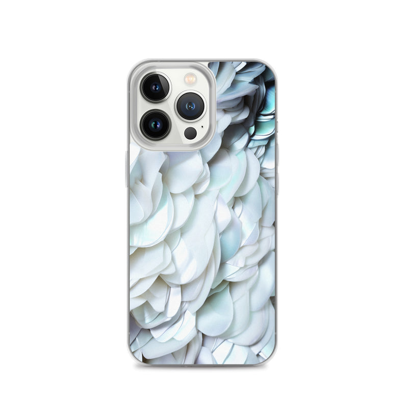 Load image into Gallery viewer, Tender White Pearl iPhone Clear Thin Case CREATIVETECH
