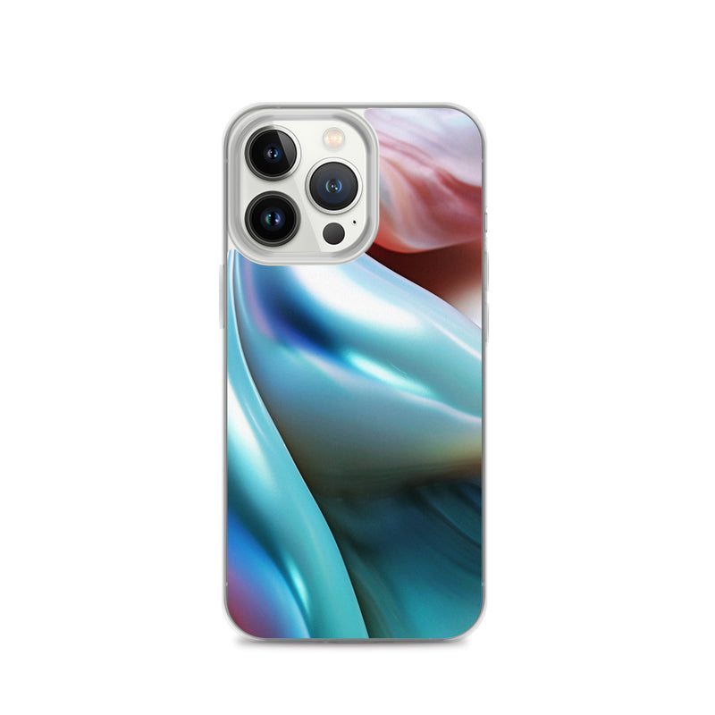 Load image into Gallery viewer, Tender Marine Blue Orange Green Pearl iPhone Clear Thin Case CREATIVETECH
