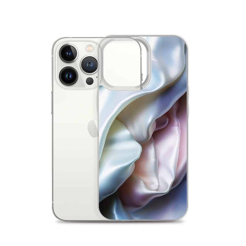 Load image into Gallery viewer, Tender Pink Blue Pearl iPhone Clear Thin Case CREATIVETECH
