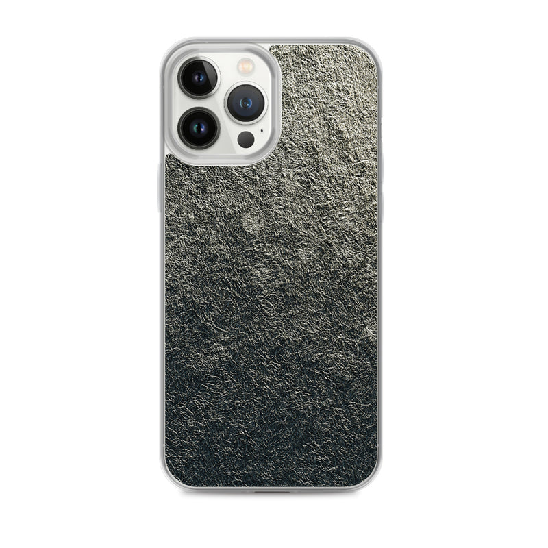 Load image into Gallery viewer, Golden Metal Foil iPhone Clear Thin Case CREATIVETECH