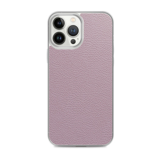 Candy Pink Leather iPhone Clear Thin Case CREATIVETECH