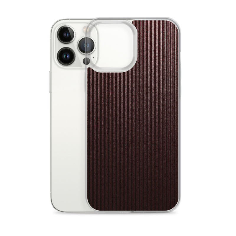 Load image into Gallery viewer, Dark Red Carbon Fiber iPhone Clear Thin Case CREATIVETECH