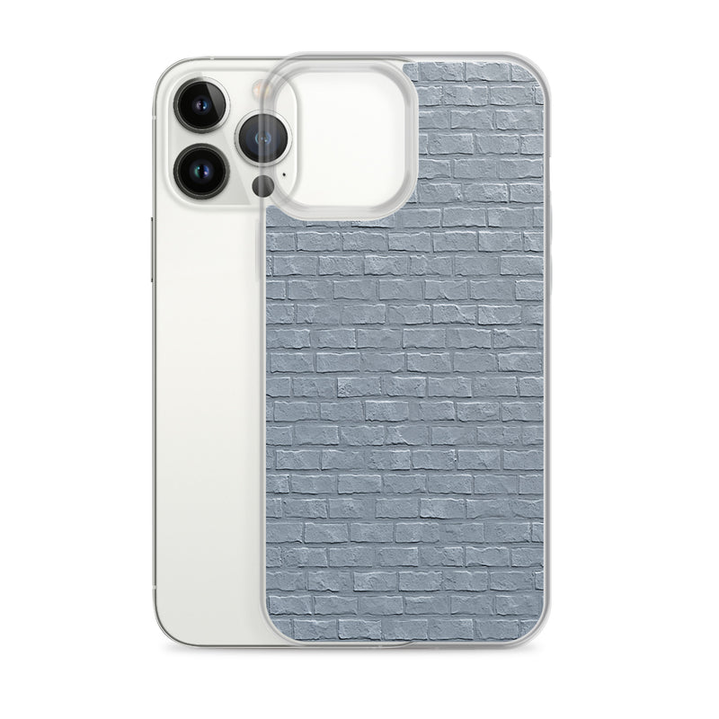 Load image into Gallery viewer, White Brick Stone iPhone Clear Thin Case CREATIVETECH
