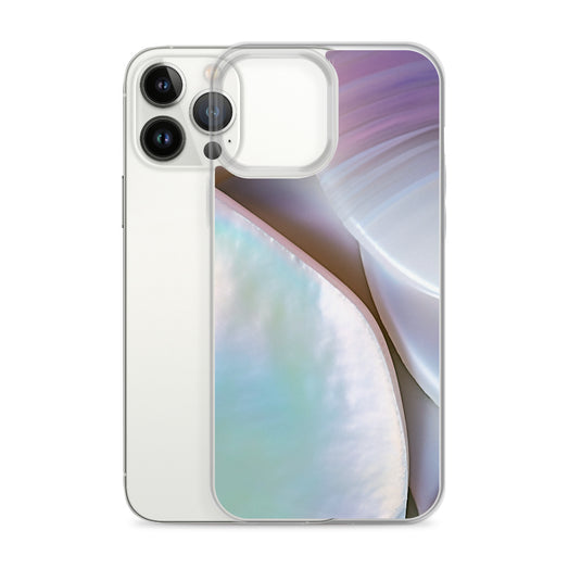 Mother of Pearl Soft Pink iPhone Clear Thin Case CREATIVETECH