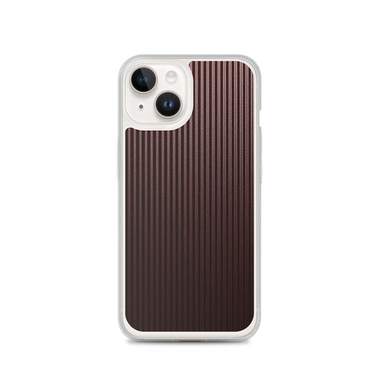 Dark Red Carbon Fiber iPhone Clear Thin Case CREATIVETECH