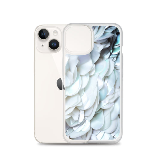 Tender White Pearl iPhone Clear Thin Case CREATIVETECH