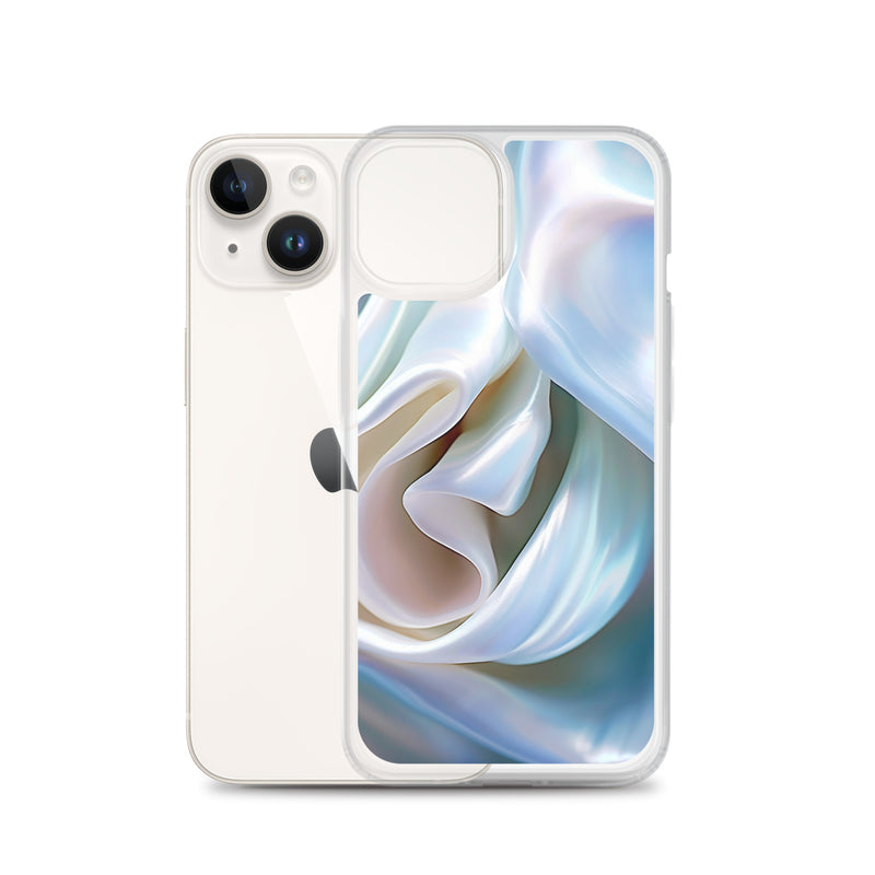 Load image into Gallery viewer, Tender White Pearl iPhone Clear Thin Case CREATIVETECH
