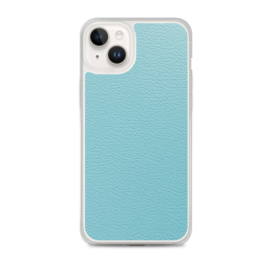 Mint Green Leather iPhone Clear Thin Case CREATIVETECH