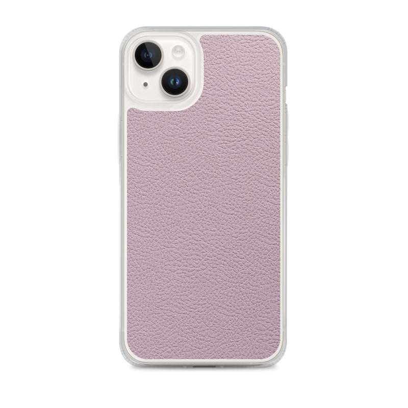 Load image into Gallery viewer, Candy Pink Leather iPhone Clear Thin Case CREATIVETECH