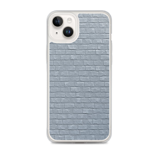 White Brick Stone iPhone Clear Thin Case CREATIVETECH