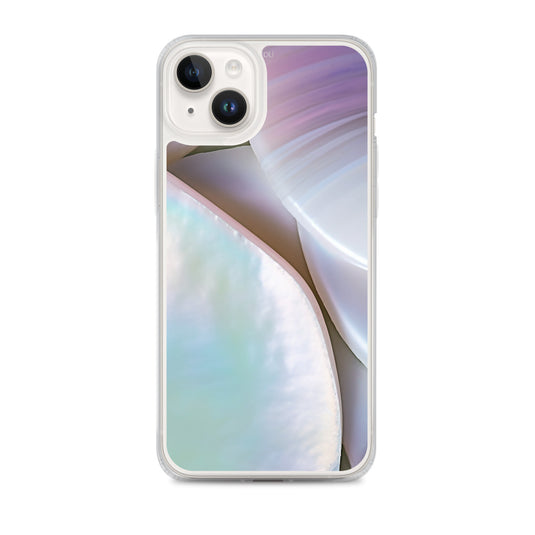 Mother of Pearl Soft Pink iPhone Clear Thin Case CREATIVETECH