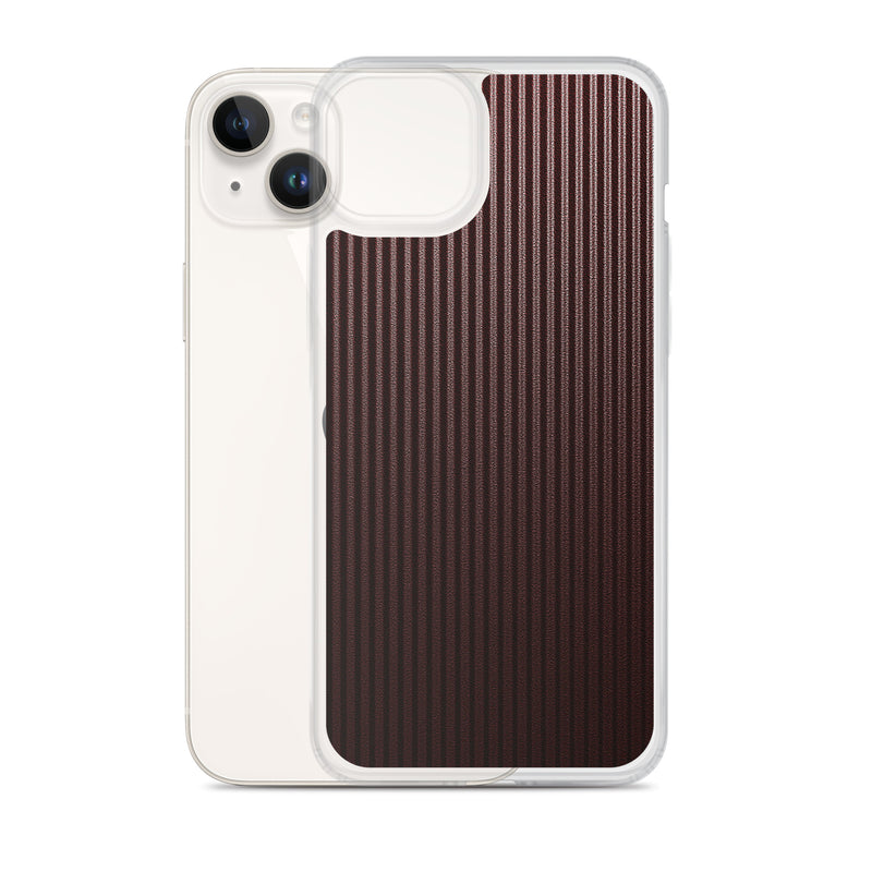 Load image into Gallery viewer, Dark Red Carbon Fiber iPhone Clear Thin Case CREATIVETECH