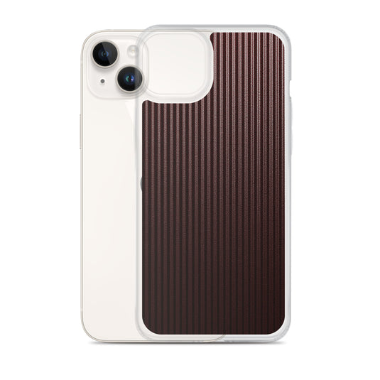 Dark Red Carbon Fiber iPhone Clear Thin Case CREATIVETECH