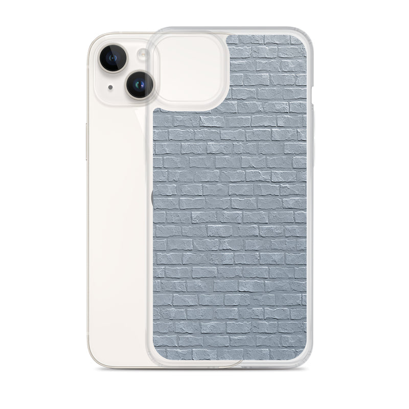 Load image into Gallery viewer, White Brick Stone iPhone Clear Thin Case CREATIVETECH
