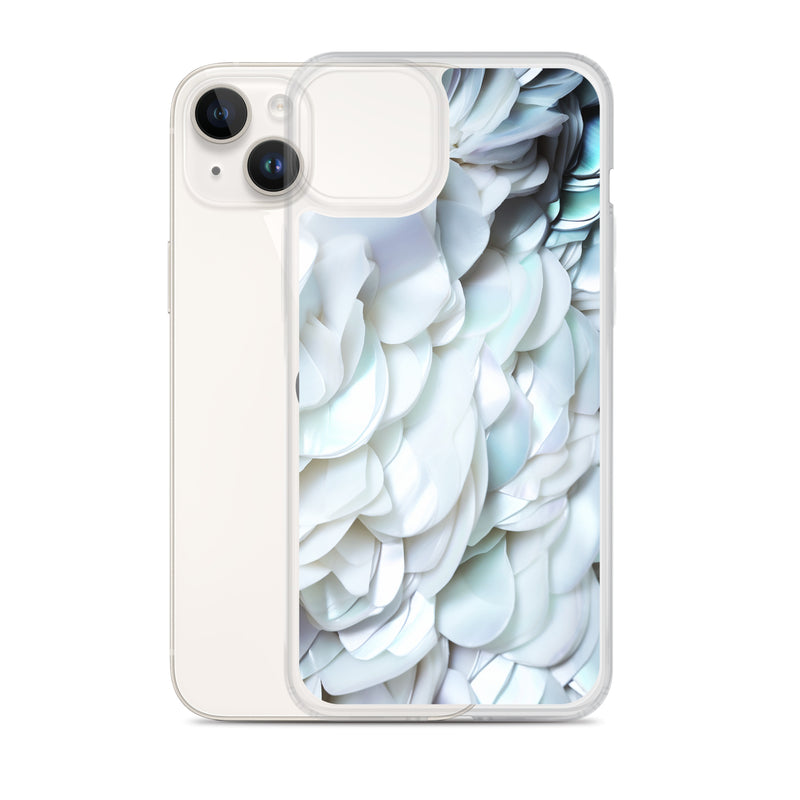 Load image into Gallery viewer, Tender White Pearl iPhone Clear Thin Case CREATIVETECH
