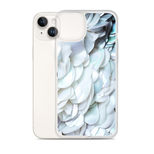 Tender White Pearl iPhone Clear Thin Case CREATIVETECH