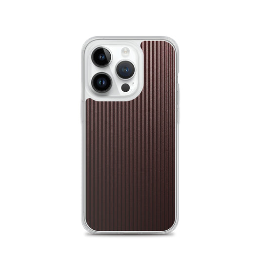 Dark Red Carbon Fiber iPhone Clear Thin Case CREATIVETECH