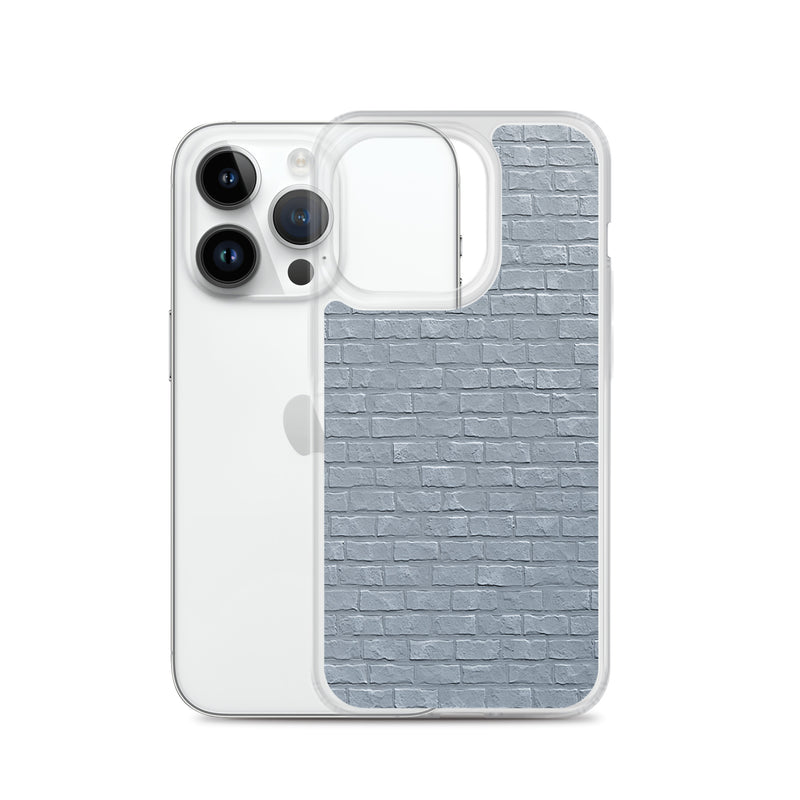 Load image into Gallery viewer, White Brick Stone iPhone Clear Thin Case CREATIVETECH
