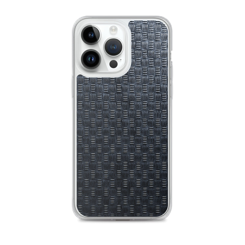 Load image into Gallery viewer, Subway Grid Metal iPhone Clear Thin Case CREATIVETECH