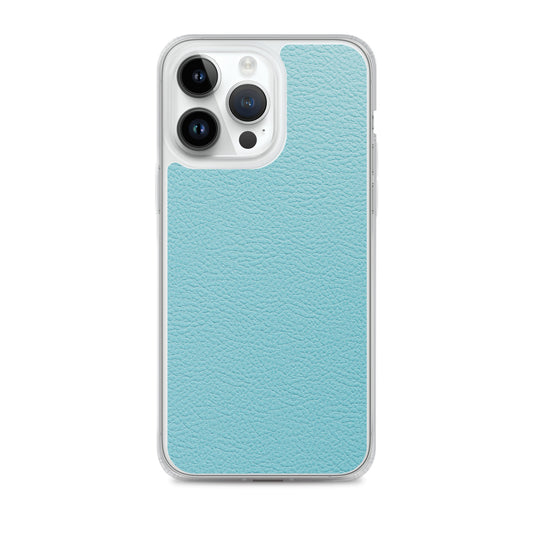 Mint Green Leather iPhone Clear Thin Case CREATIVETECH