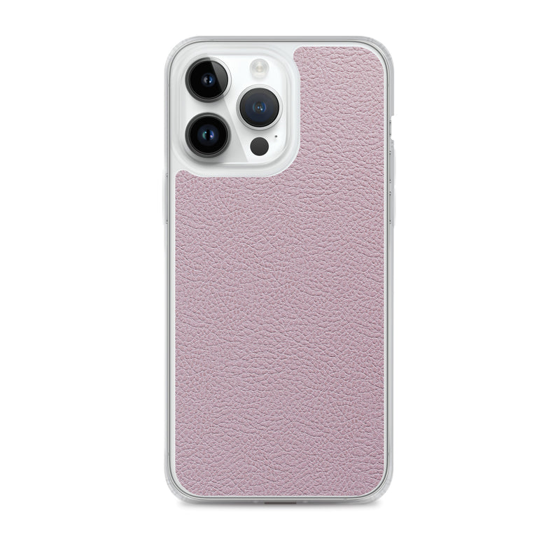Load image into Gallery viewer, Candy Pink Leather iPhone Clear Thin Case CREATIVETECH