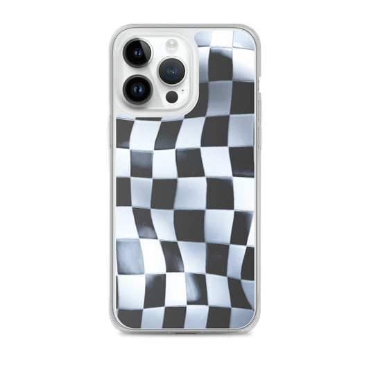 Chess Board Black White iPhone Clear Thin Case CREATIVETECH