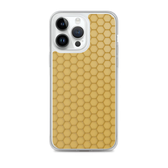 Honeycomb Wax Yellow  iPhone Clear Thin Case CREATIVETECH