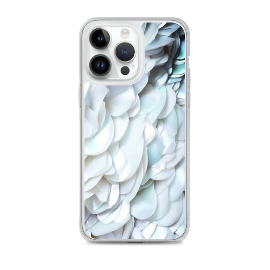 Tender White Pearl iPhone Clear Thin Case CREATIVETECH