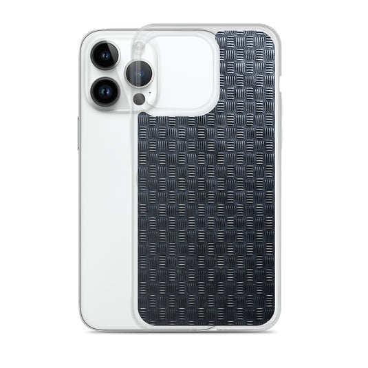 Subway Grid Metal iPhone Clear Thin Case CREATIVETECH