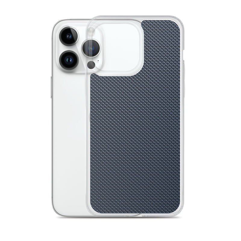 Load image into Gallery viewer, Dark Grey Graphite Stone iPhone Clear Thin Case CREATIVETECH
