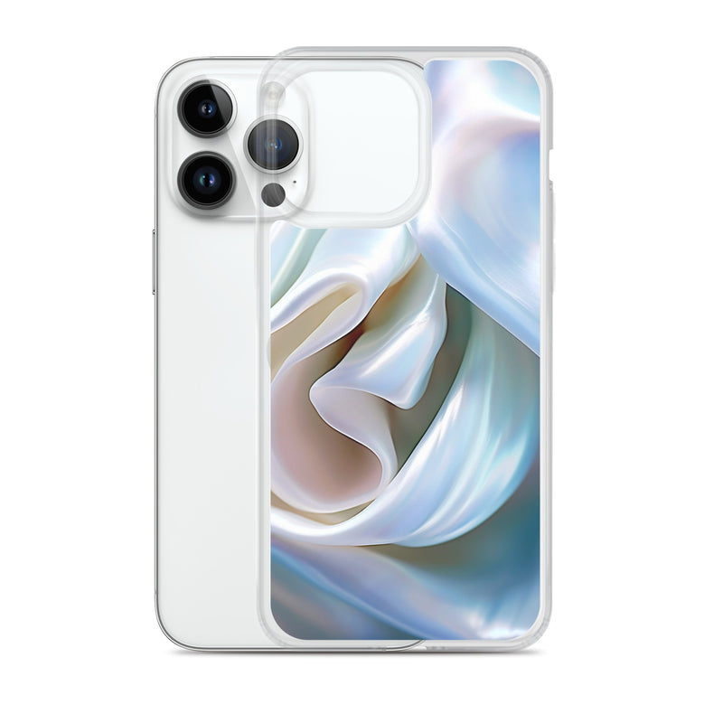 Load image into Gallery viewer, Tender White Pearl iPhone Clear Thin Case CREATIVETECH
