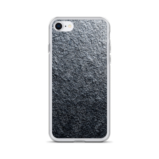 Silver Foil Metal iPhone Clear Thin Case CREATIVETECH