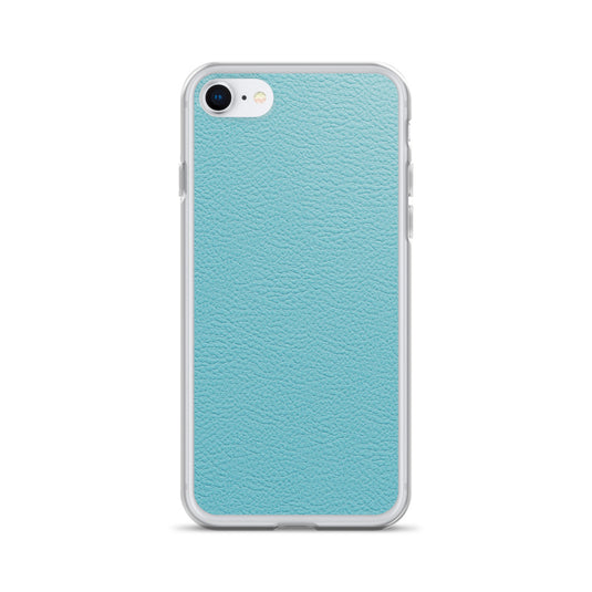 Mint Green Leather iPhone Clear Thin Case CREATIVETECH