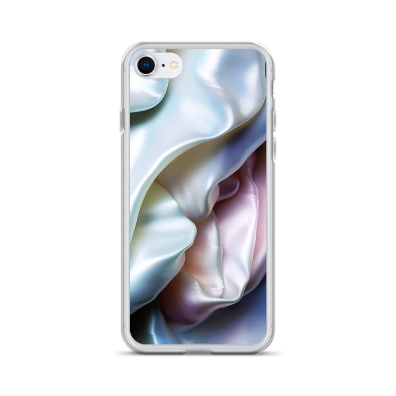 Load image into Gallery viewer, Tender Pink Blue Pearl iPhone Clear Thin Case CREATIVETECH
