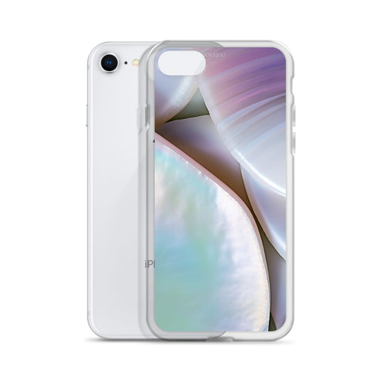 Mother of Pearl Soft Pink iPhone Clear Thin Case CREATIVETECH