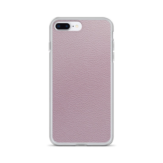 Candy Pink Leather iPhone Clear Thin Case CREATIVETECH