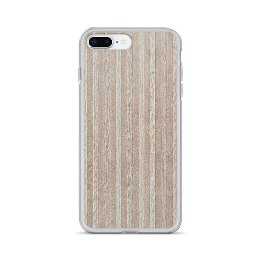 Light Brown Striped Wood iPhone Clear Thin Case CREATIVETECH