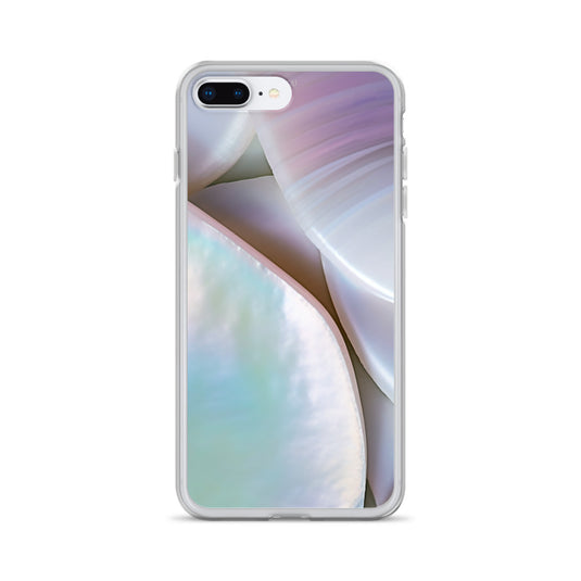 Mother of Pearl Soft Pink iPhone Clear Thin Case CREATIVETECH