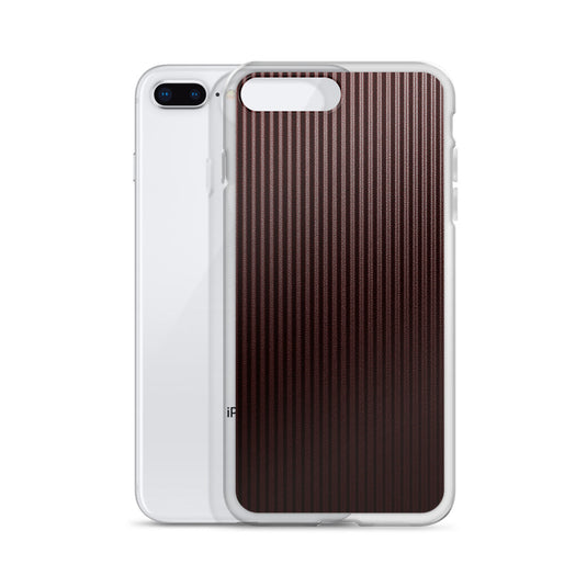 Dark Red Carbon Fiber iPhone Clear Thin Case CREATIVETECH