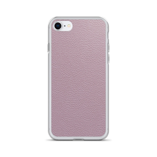 Candy Pink Leather iPhone Clear Thin Case CREATIVETECH